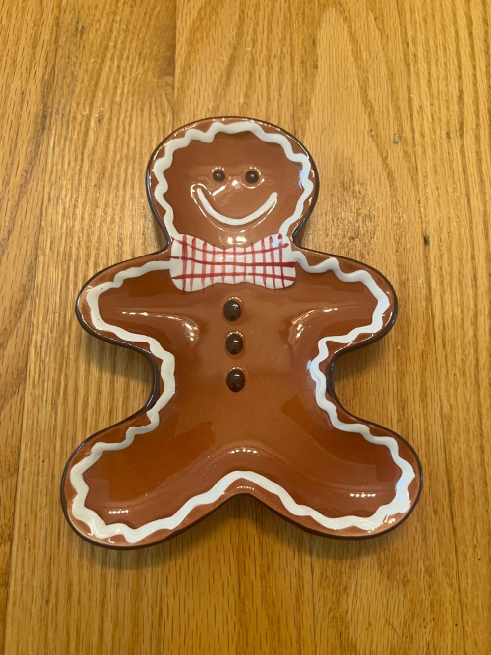 Pier 1 Imports discontinued "Gingerbread" ceramic platter or spoon rest